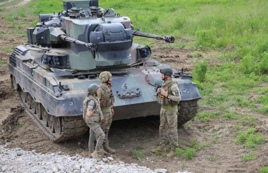 Военная помощь из Германии, доставленная Украине за последний месяц