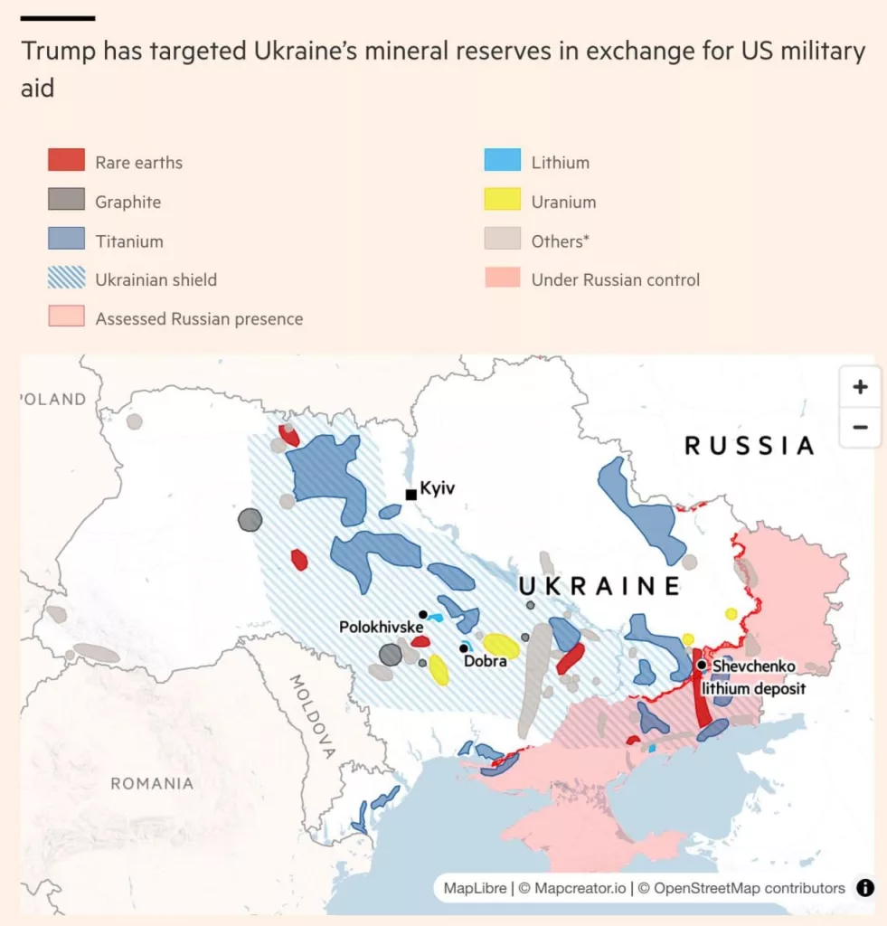 FT: США могут использовать ЗАЭС для добычи украинских редкоземельных металлов