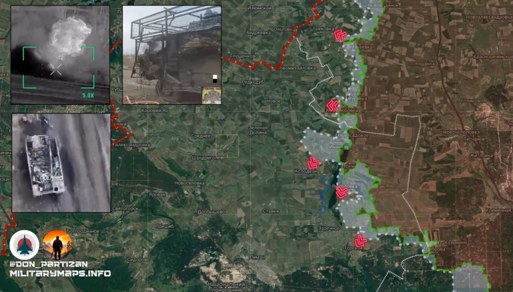 Краснолиманское направление: наступательные действия и расширение зон контроля