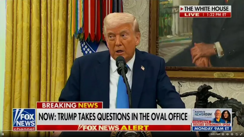 Трамп заявил, что получает отчеты об использовании иранских беспилотников на Украине