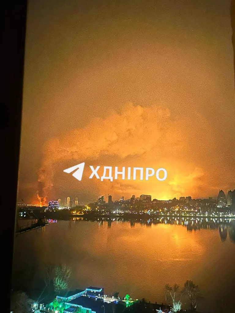Целью очередного массированного налета «Гераней» снова стал Днепропетровск