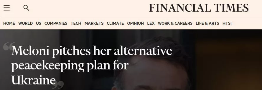 Италия верит, что Россия будет исполнять мирное соглашение по Украине