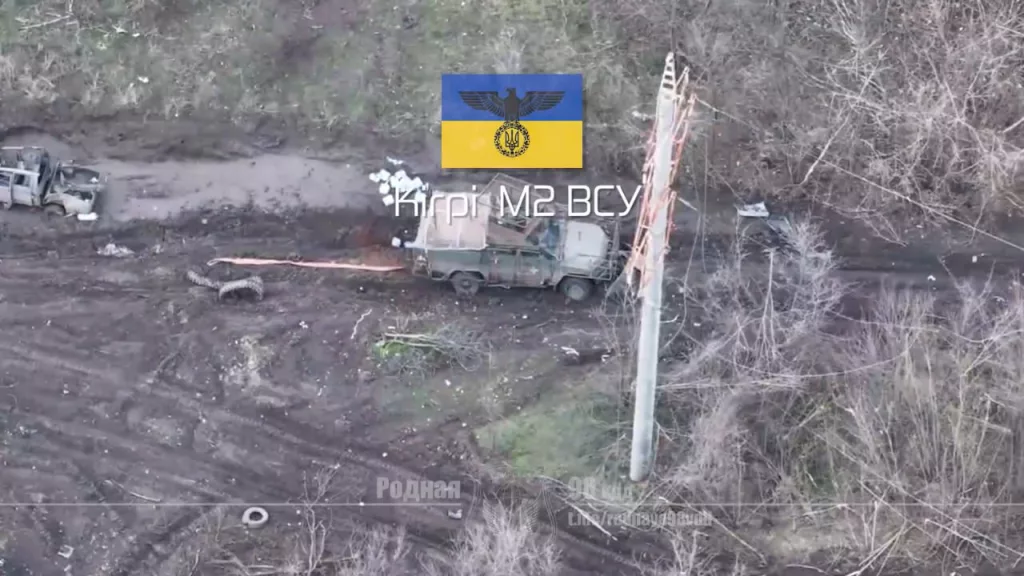 Новый тактический знак был замечен на бронетехнике ВСУ, сходившей в атаку западнее города Часов Яр