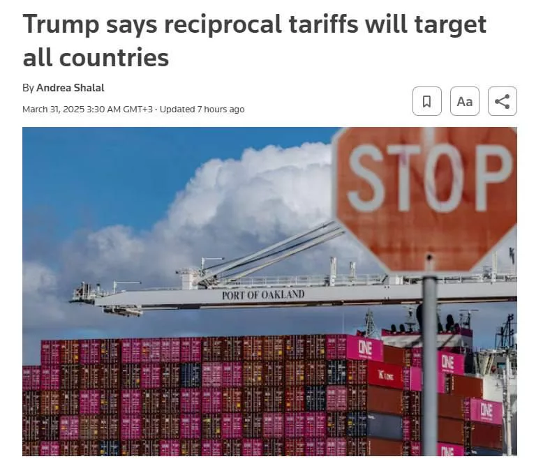 Трамп анонсировал пошлины против всех стран мира