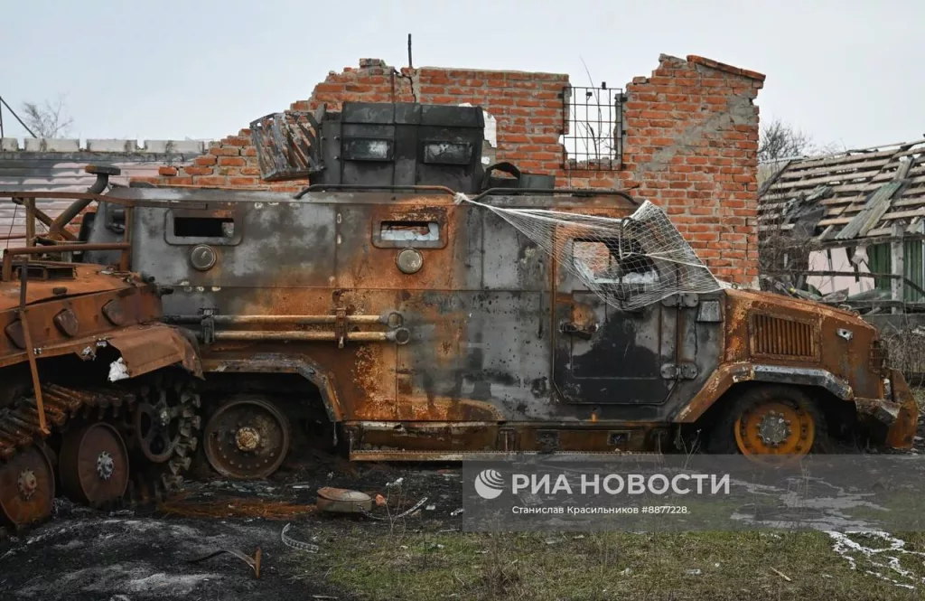 Хутор Агроном и деревня Русская Конопелька в Суджанском районе Курской области, освобожденные российскими войсками