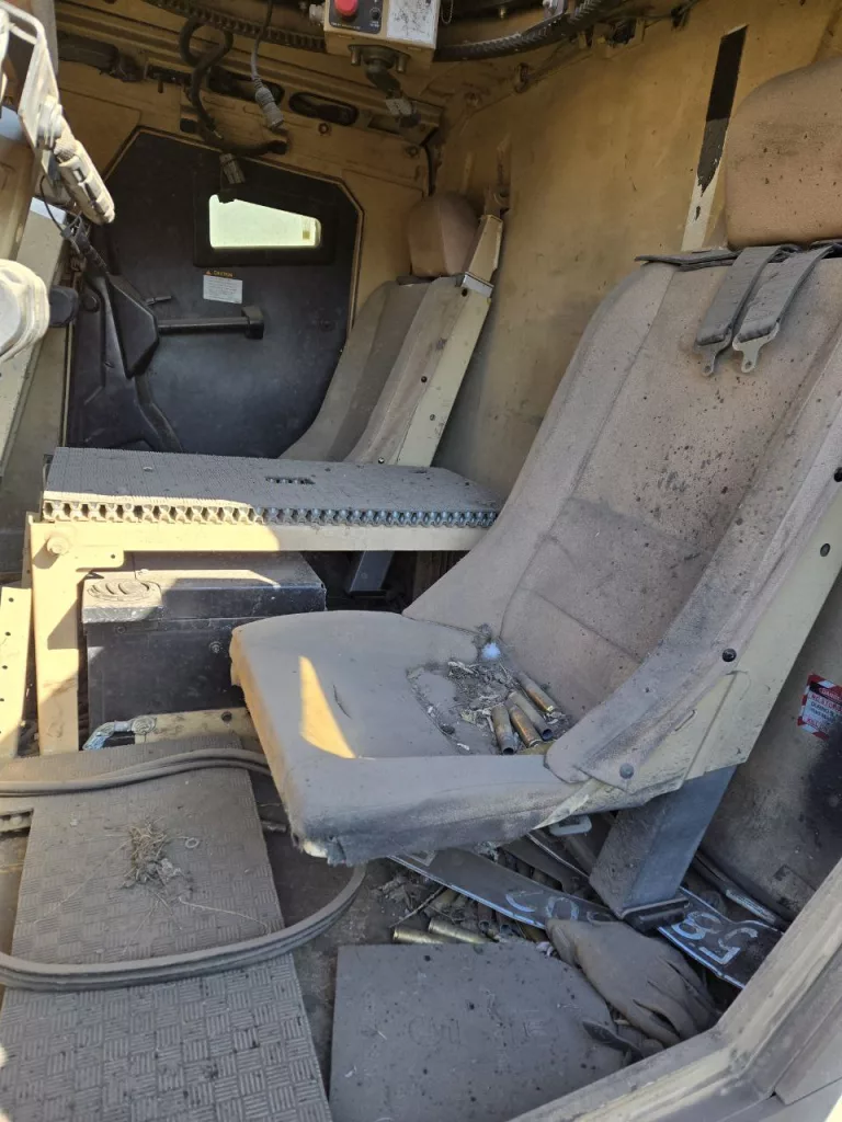 Фотографии вблизи того самого Oshkosh, затрофеенного воинами-дальневосточниками в конце февраля-начале марта 2025 г