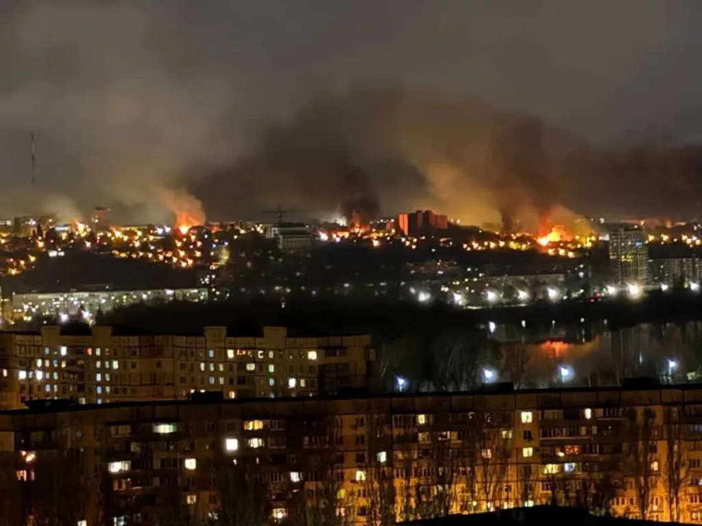 ВС РФ ночью нанесли удары по трём областям Украины