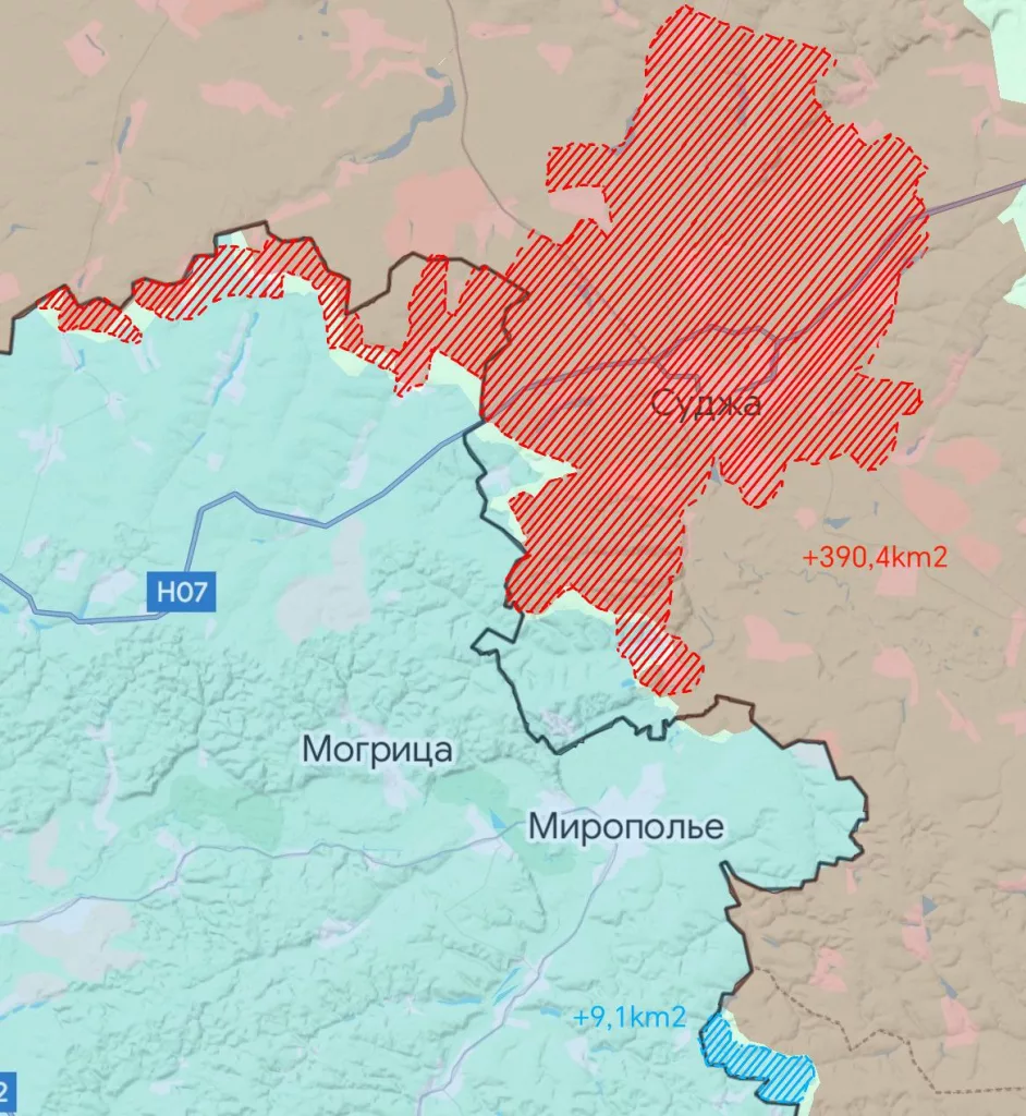 Итоги операций ВС РФ в Курской и Сумской областях за март 2025 года