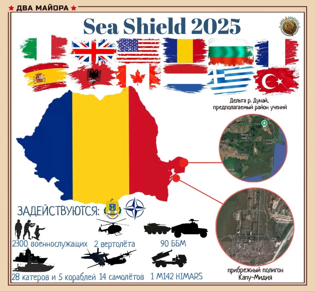 В Румынии начались учения НАТО Sea Shield 25