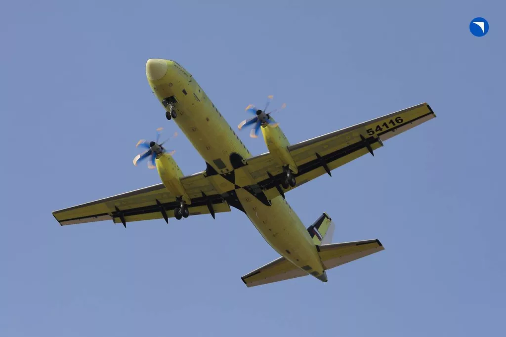 Первый полет нового Ил-114-300