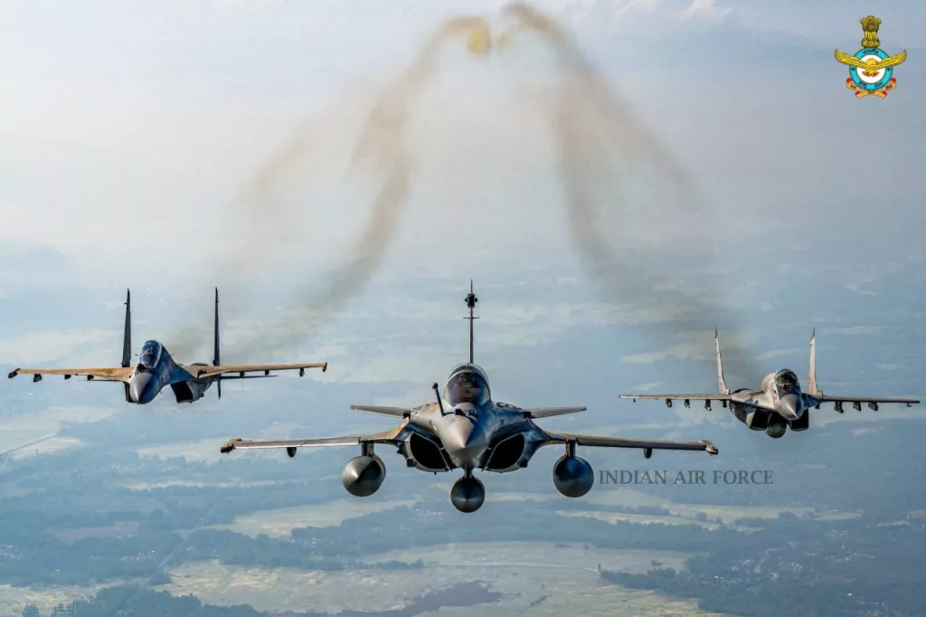 В одном строю - Истребители Dassault Rafale, Су-30МКИ, МиГ-29UPG ВВС Индии. Наши дни