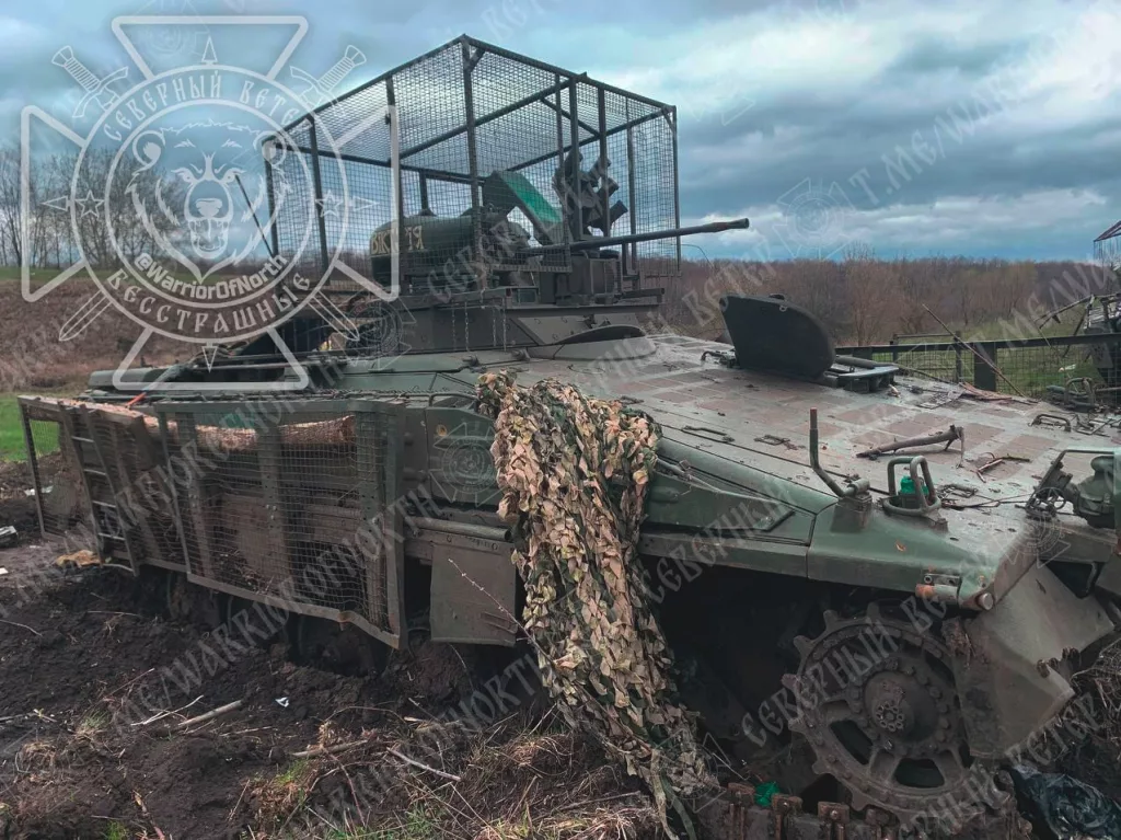 Курская битва XXI века. Очередная немецкая бронемашина, уничтоженная в Суджанском приграничье