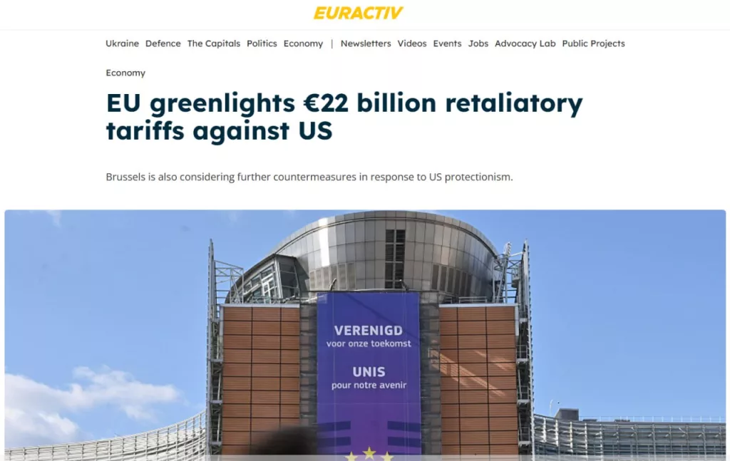 ЕС готовится врезать по Трампу на €22 миллиарда