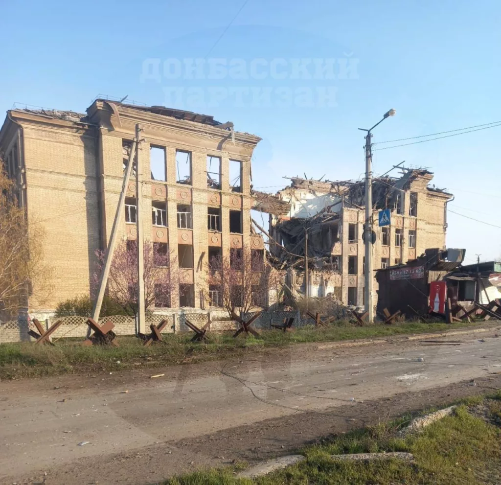 Удар по объекту в Константиновке