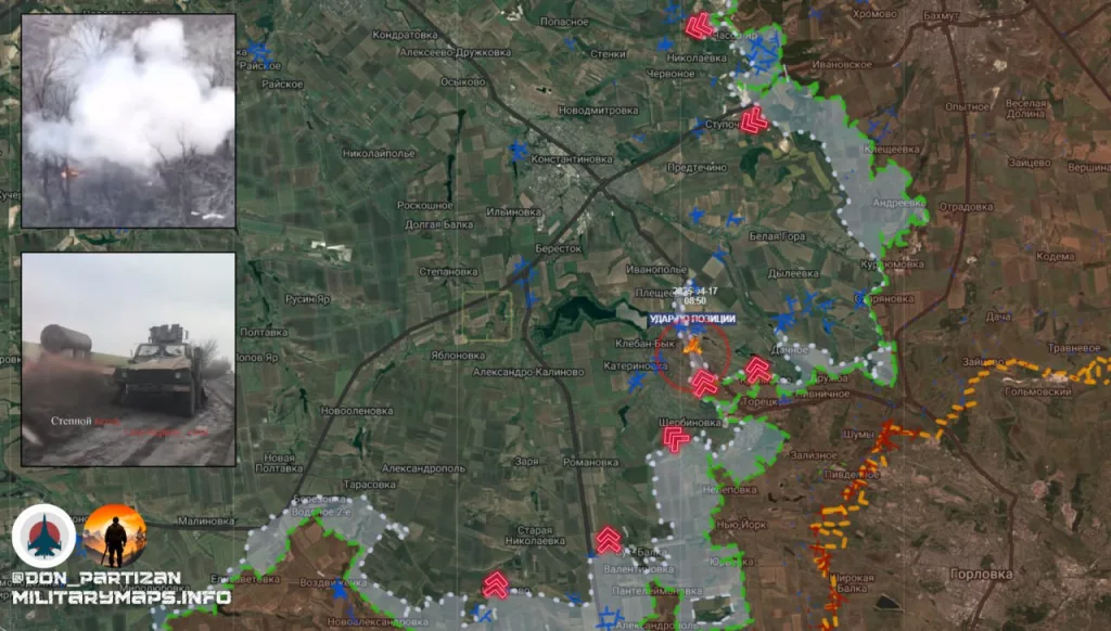 Константиновское направление: освобождение Калиново и продвижение на ключевых участках