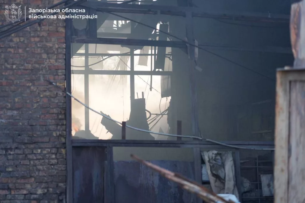 За ночь Запорожье, временно оккупированное ВСУ, подверглось налету российских "Гераней"