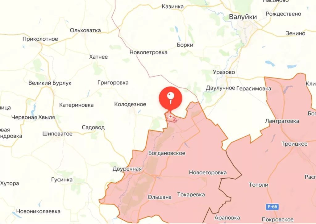Минобороны России: Кадры боевой работы и водружения российского флага в ходе освобождения населенного пункта Каменка в Харьковской области