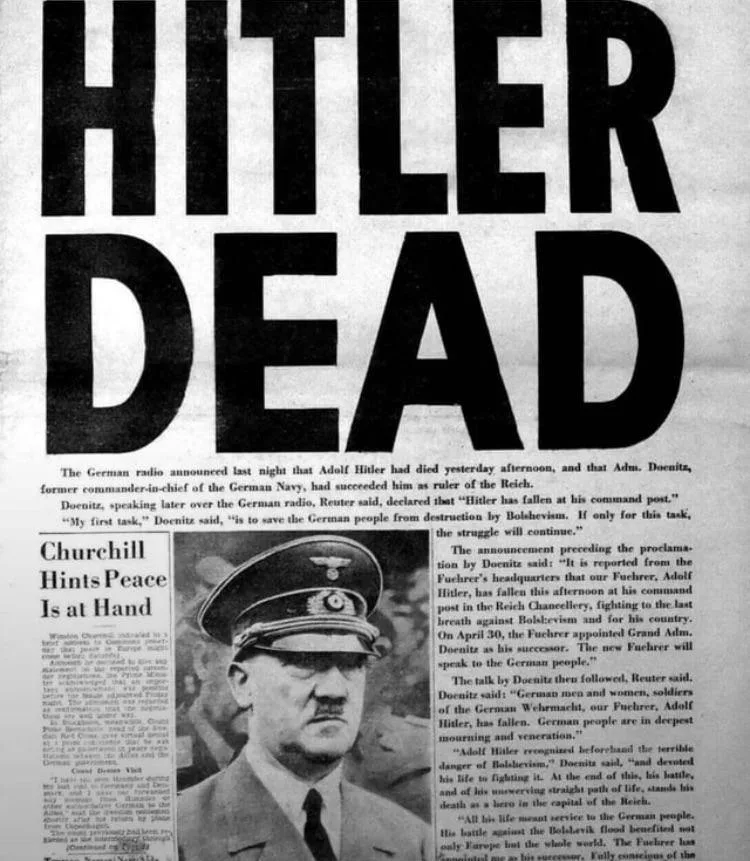 Ровно 80 лет назад, 30 апреля 1945 года, Адольф Гитлер покончил с собой