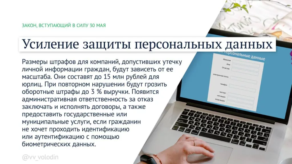 Законы, вступающие в силу в мае