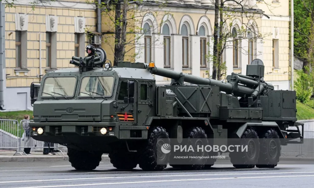 Техника с репетиции парада Победы к 9 мая в Москве