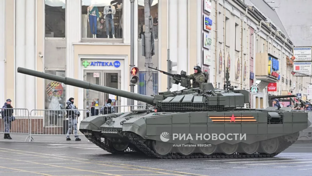Техника с репетиции парада Победы к 9 мая в Москве