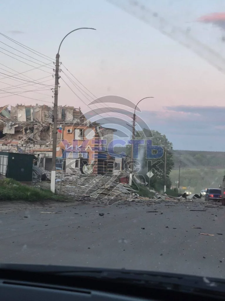 Курская область. Рыльск попал под обстрел ВСУ из РСЗО