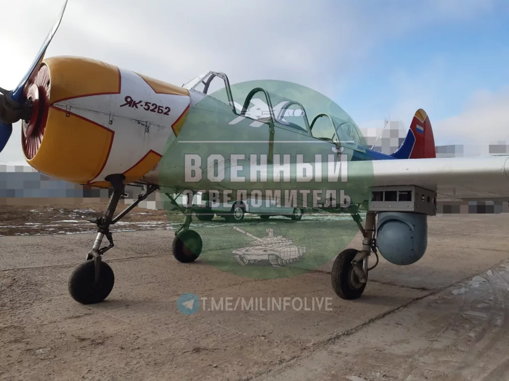 Первый отечественный легкомоторный истребитель дронов Як-52Б2 вышел в свет