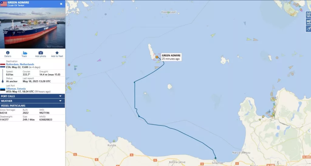 Подоспел первый ответ "пиратам Балтийского моря" - ВМС России задержали нефтяной танкер, вышедший из порта Эстонии