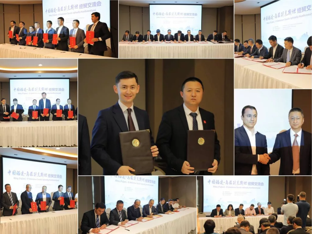 Китай и Узбекистан подписали 20 документов в сфере инвестиций и торговли