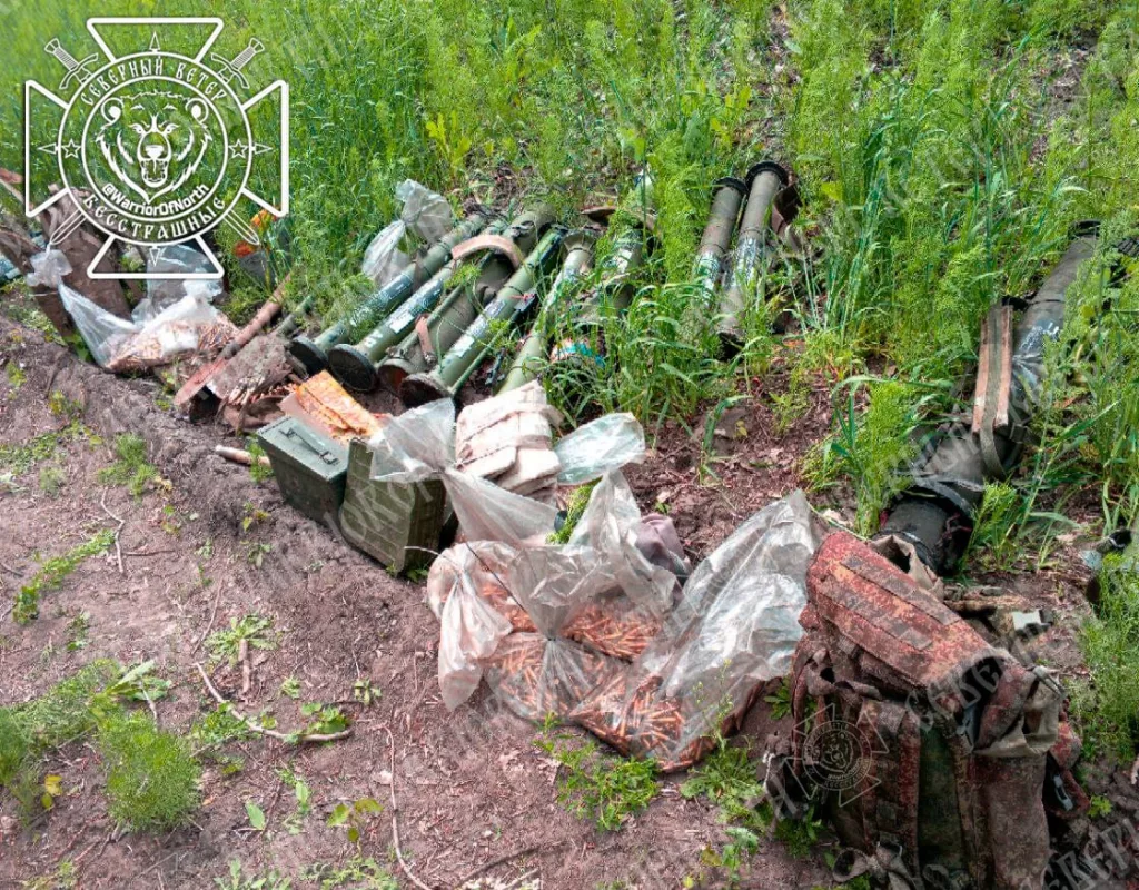 Весенний сбор трофеев в Суджанском приграничье не прекращается