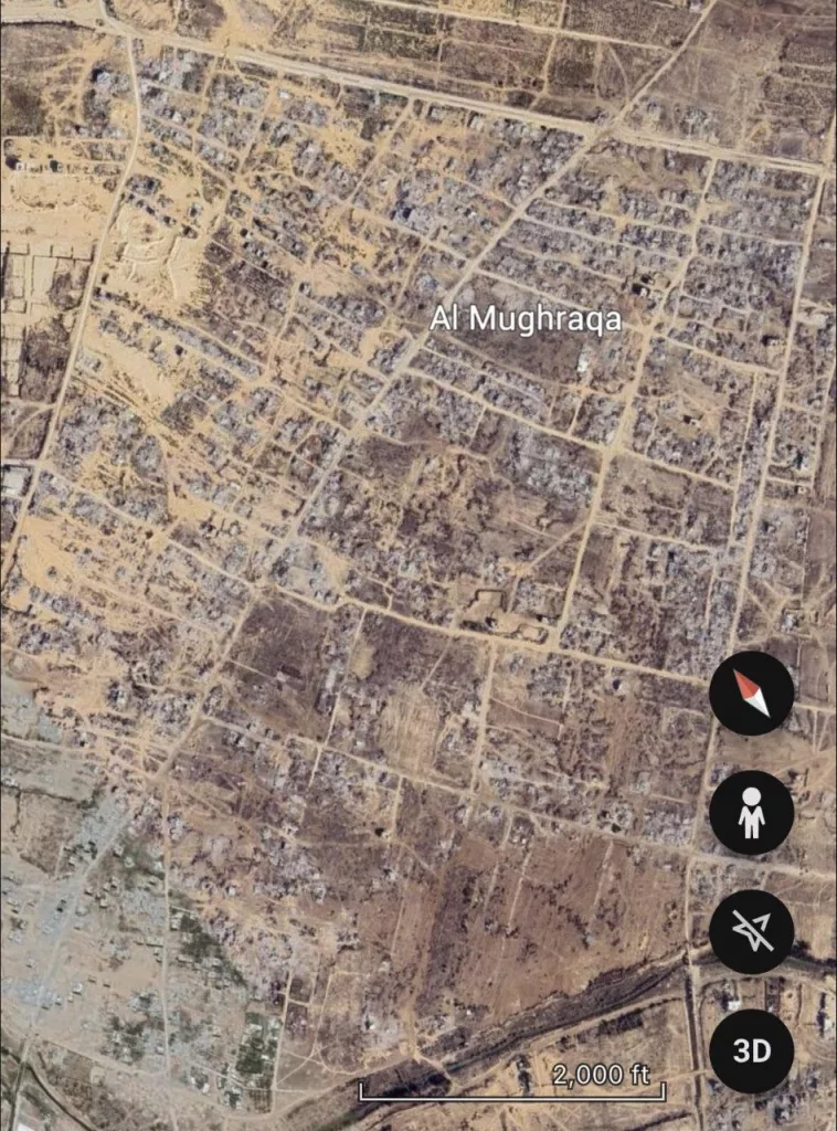 Google Maps обновил изображения Газы: первые фото сделаны в октябре 2023, вторые — в декабре 2024