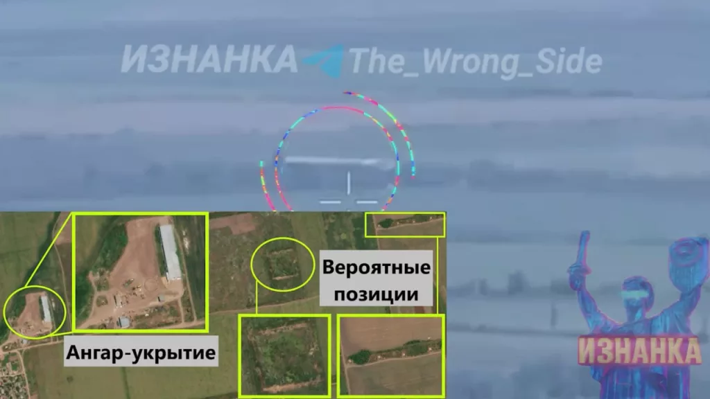 Поражение укрытия РСЗО HIMARS возле поселка Черешеньки в Херсонской области