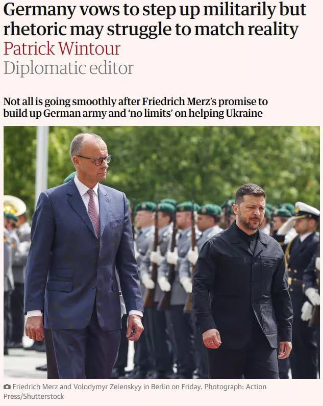 «Чёрная как смоль неделя Зеленского»: Украина не получит немецкие ракеты Taurus