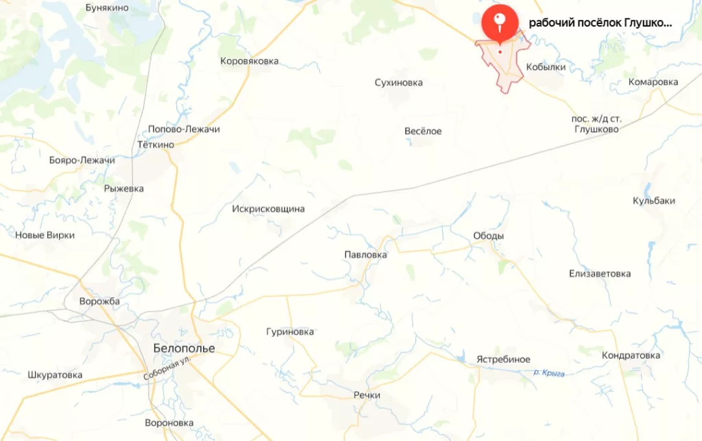 В посёлке Глушково Курской области объявлена эвакуация