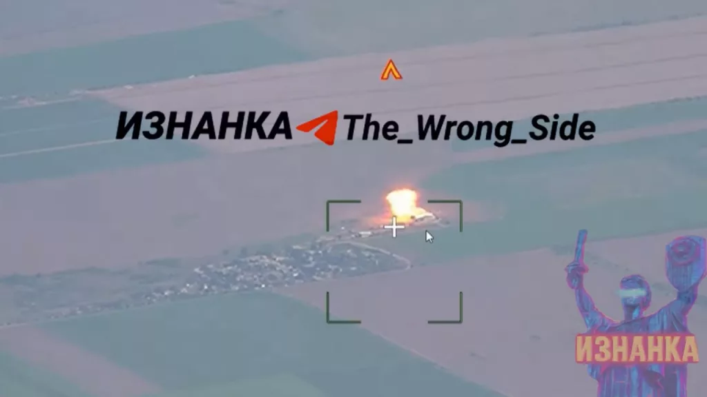 Поражение укрытия РСЗО HIMARS возле поселка Черешеньки в Херсонской области
