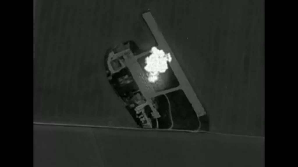 Ракетный удар по небольшому аэродрому возле села Кисличеватая в Днепропетровской области