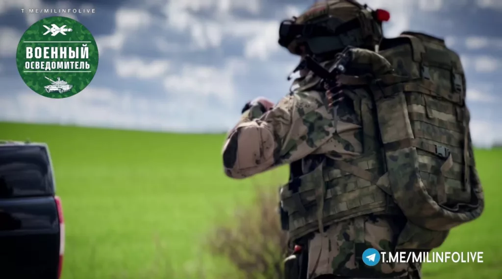 Система бесперебойного боепитания «Скорпион» и пулемет ПКМ на вооружении бойцов мобильной группы ПВО из состава ОСпН «Кочевник»