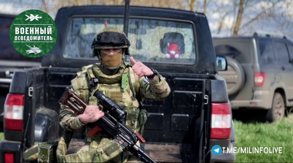 Система бесперебойного боепитания «Скорпион» и пулемет ПКМ на вооружении бойцов мобильной группы ПВО из состава ОСпН «Кочевник»