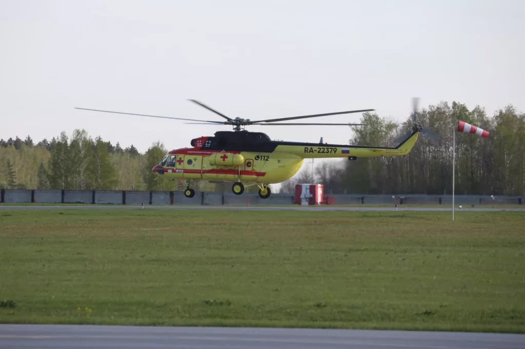 Воздушный парк санавиации Ростеха пополнился девятью новыми Ми-8МТВ-1