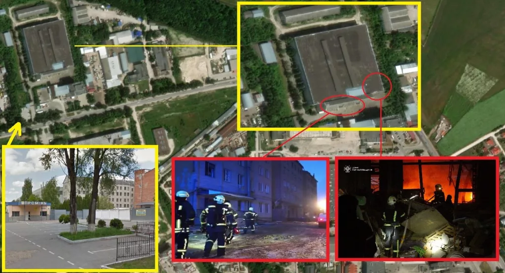 Что там по ночным ударам? Нехитрыми манипуляциями, благодаря спутникам NASA и украинским СМИ выясняем, что было ночью поражено в результате массированного ракетно-дронового удара по объектам на Украине, по порядку скринов