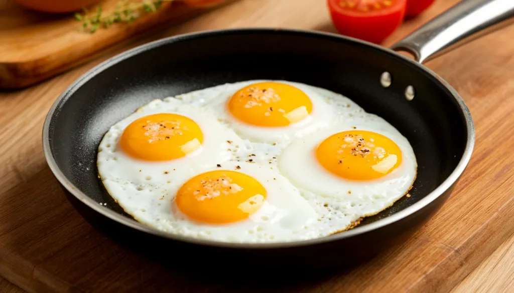Ошибка, которую делают все: почему нельзя жарить яичницу на подсолнечном масле