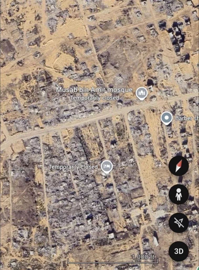 Google Maps обновил изображения Газы: первые фото сделаны в октябре 2023, вторые — в декабре 2024