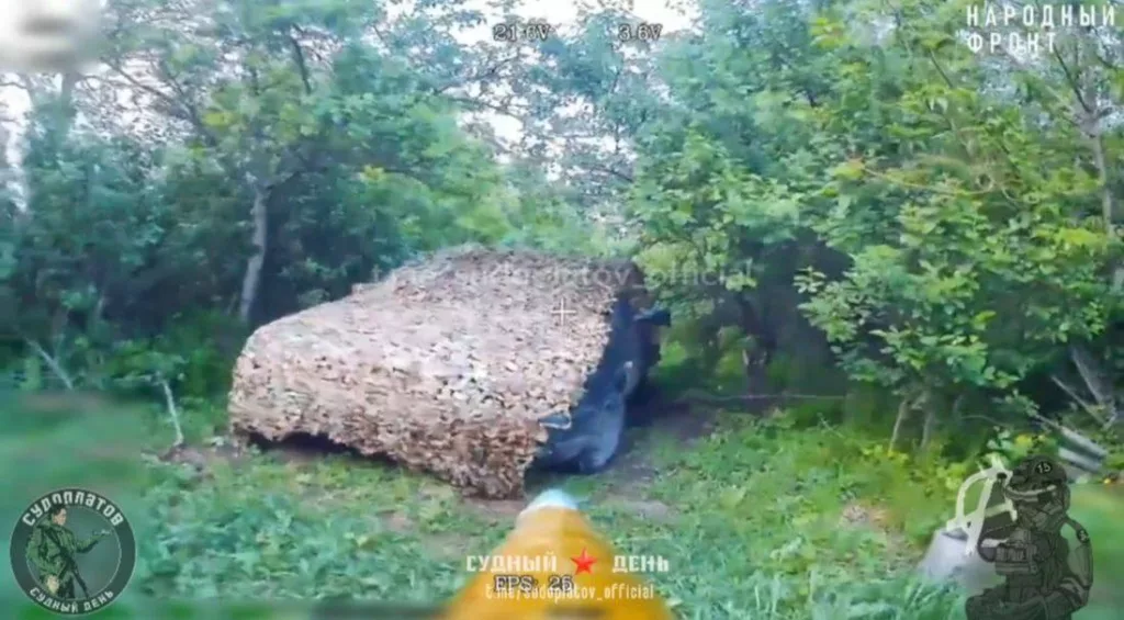 Охота оптовоколонных FPV-дронов на транспорт противника в Харьковской области