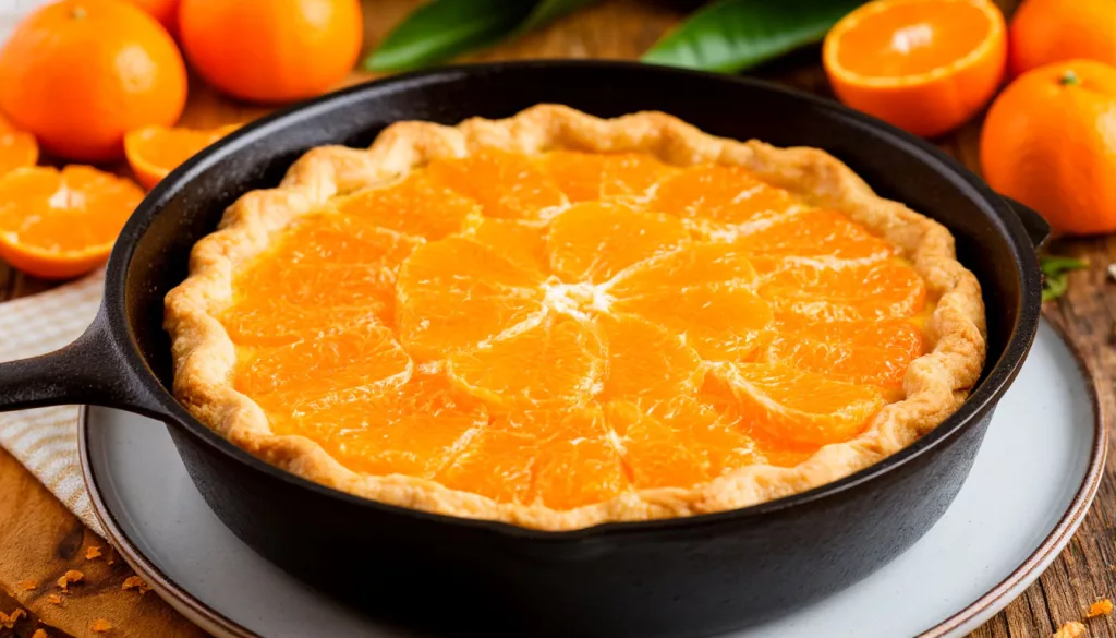 Быстрый мандариновый пирог на сковороде: рецепт, который покорит всю семью