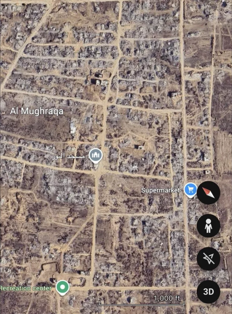 Google Maps обновил изображения Газы: первые фото сделаны в октябре 2023, вторые — в декабре 2024
