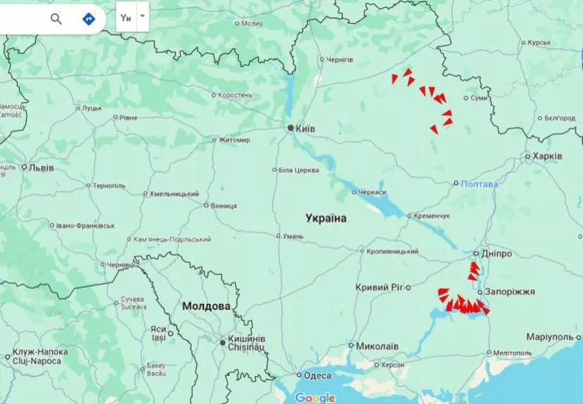 На Запорожье идут не менее 15 барражирующих боеприпасов «Герань»