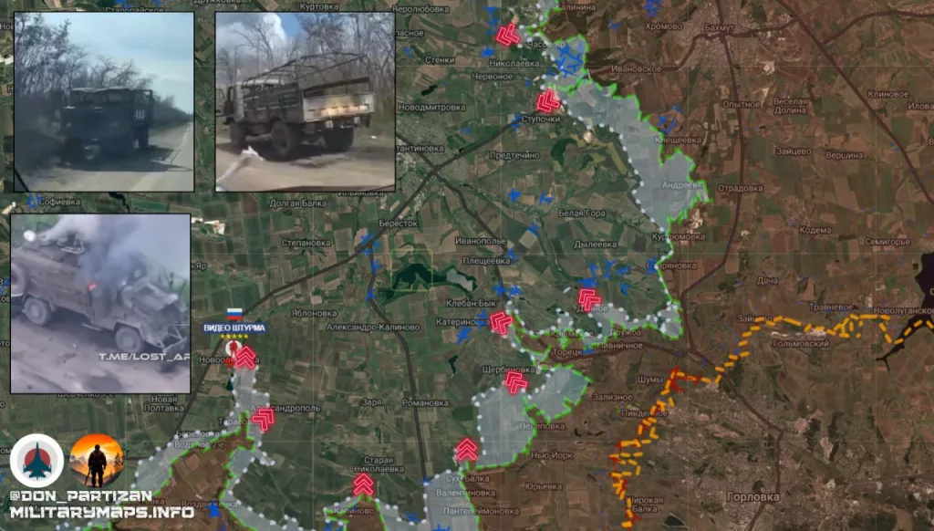 Костантиновское направление: продвижение к Новооленовке и бои за Старую Николаевку