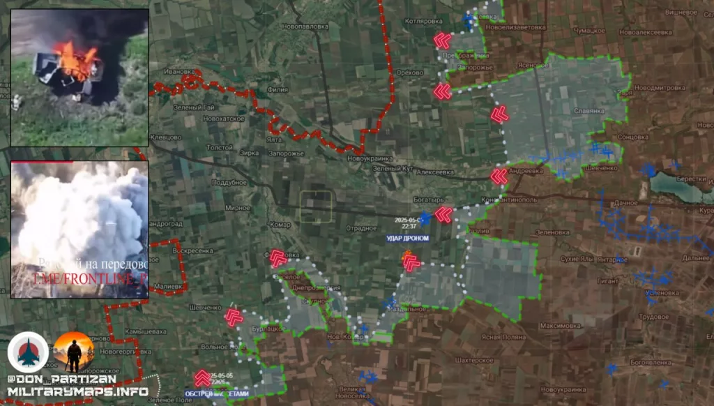 Южно-Донецкое направление: битва за Богатырь и активные боевые действия на подступах к Алексеевке