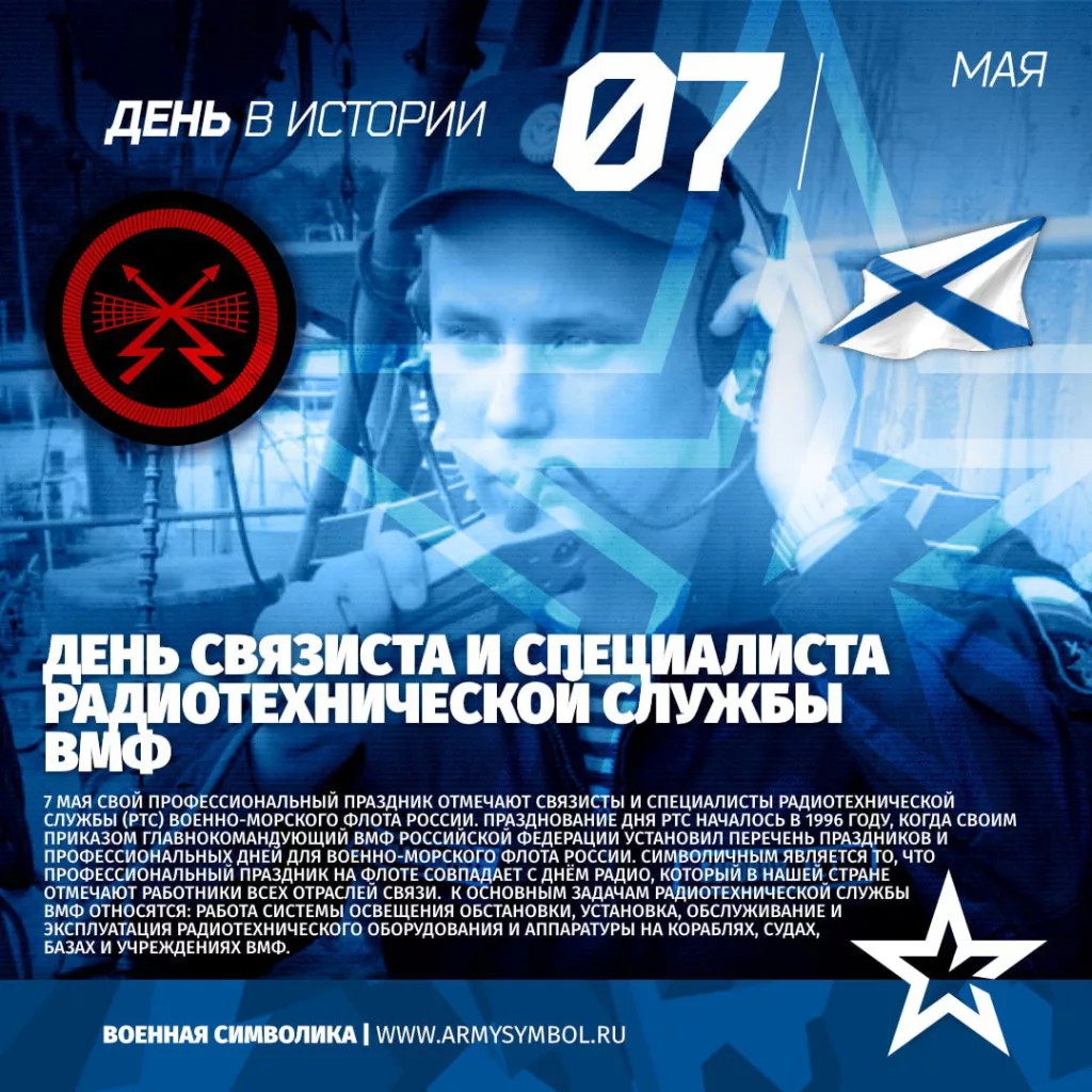 День Связиста и специалиста радиотехнической службы ВМФ