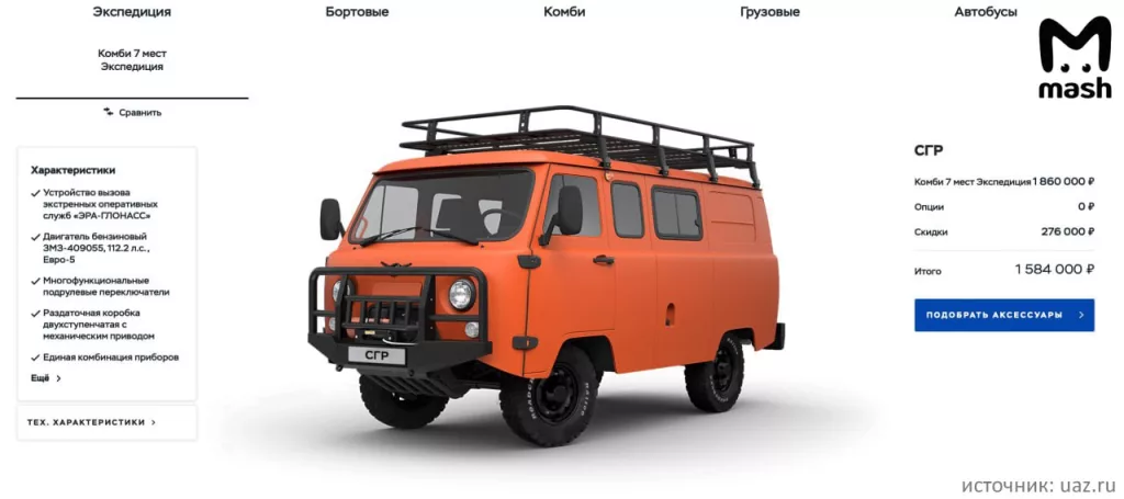 УАЗ проверят из-за роста стоимости "буханок" на 15% за год. Цены сильно подскочили второй раз за 2025-й — прайс на брички стартует от 1,56 млн рублей